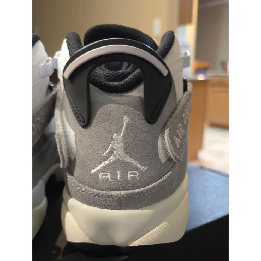 Air Jordan Men’s Sneakers - White & Light Gray Size 8 Brand New